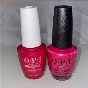 OPI Gel & Lacquer Combo - California Raspberry